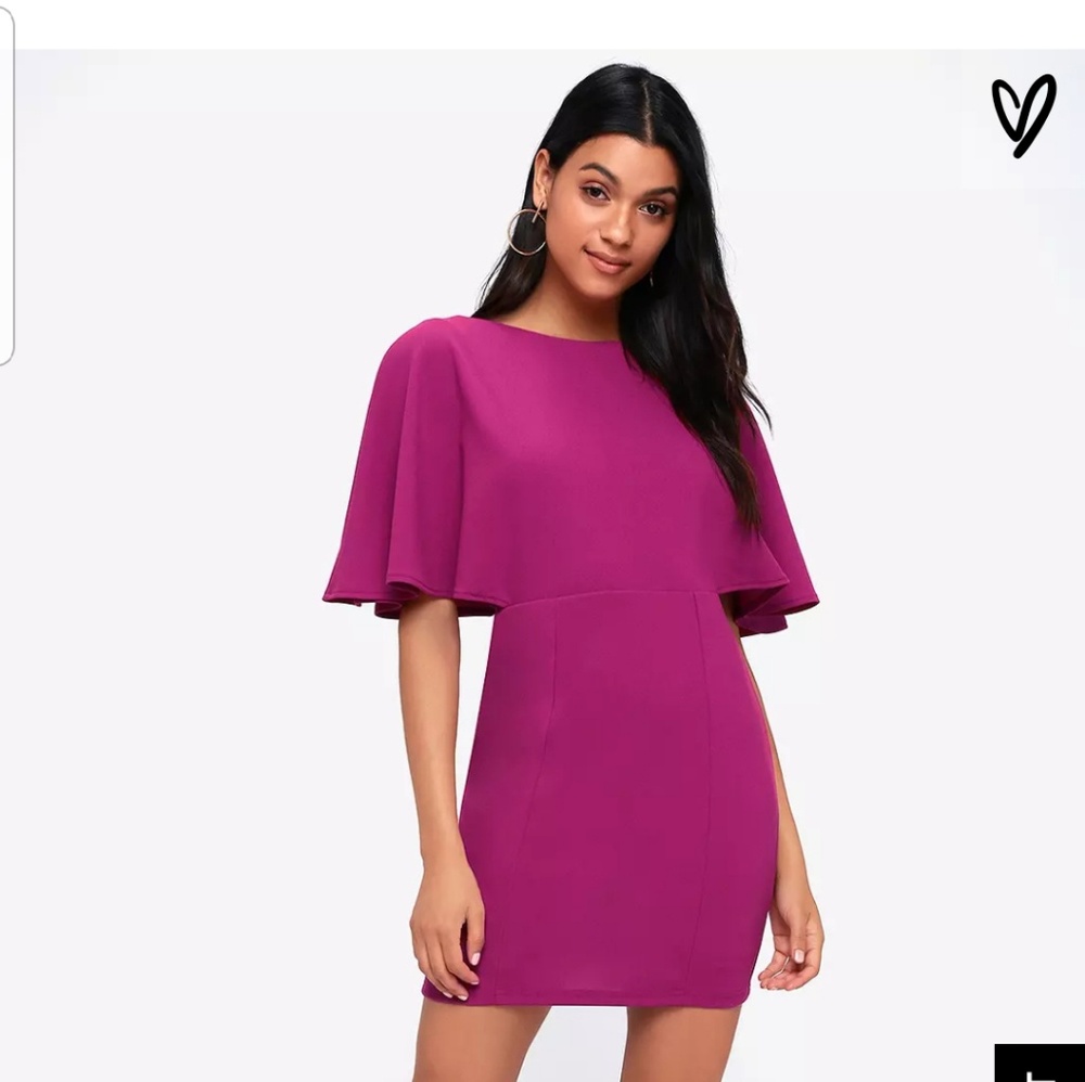 HERE'S TO YOU MAGENTA BACKLESS DRESS

LULUS
